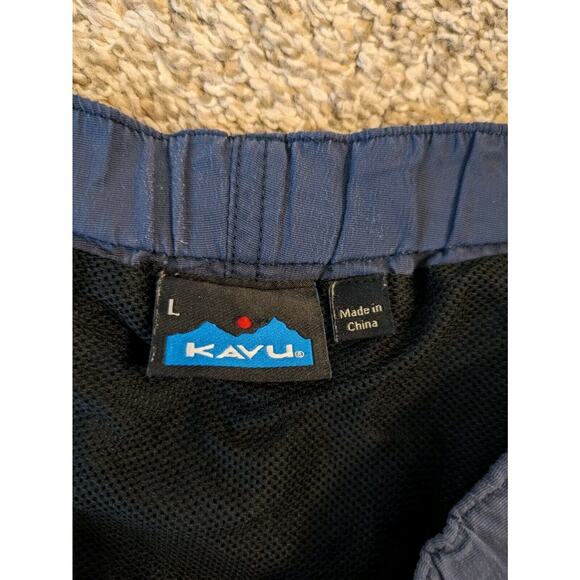 Kavu Men's Shorts Blue Size L Built-in Briefs Drawstring Outdoor. - Picture 6 of 7